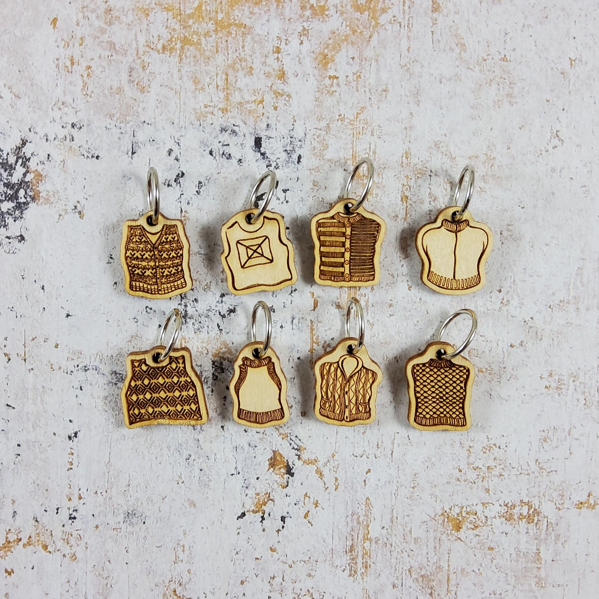 Shetland Shades Stitch Markers