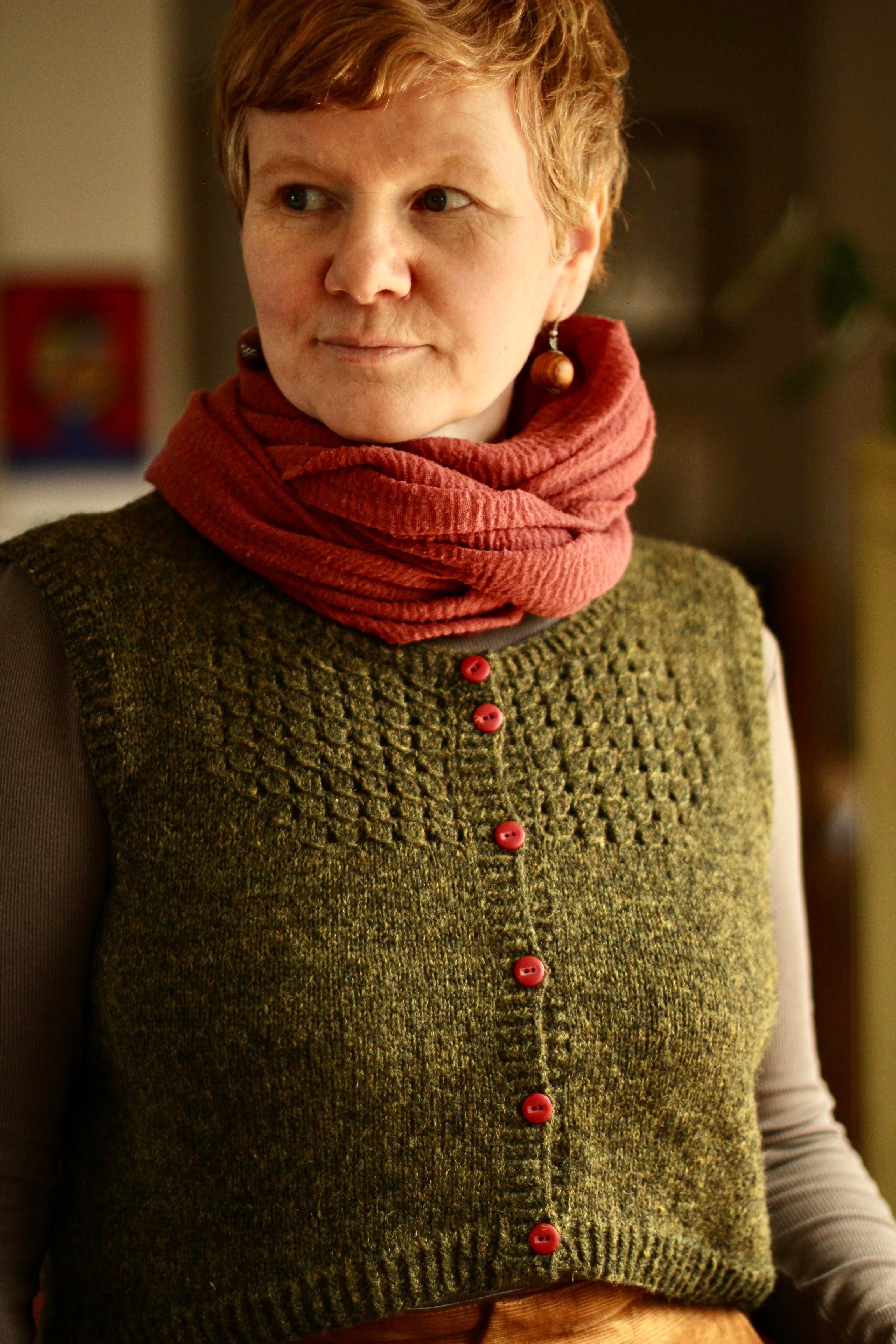 Audrey In Unst vest