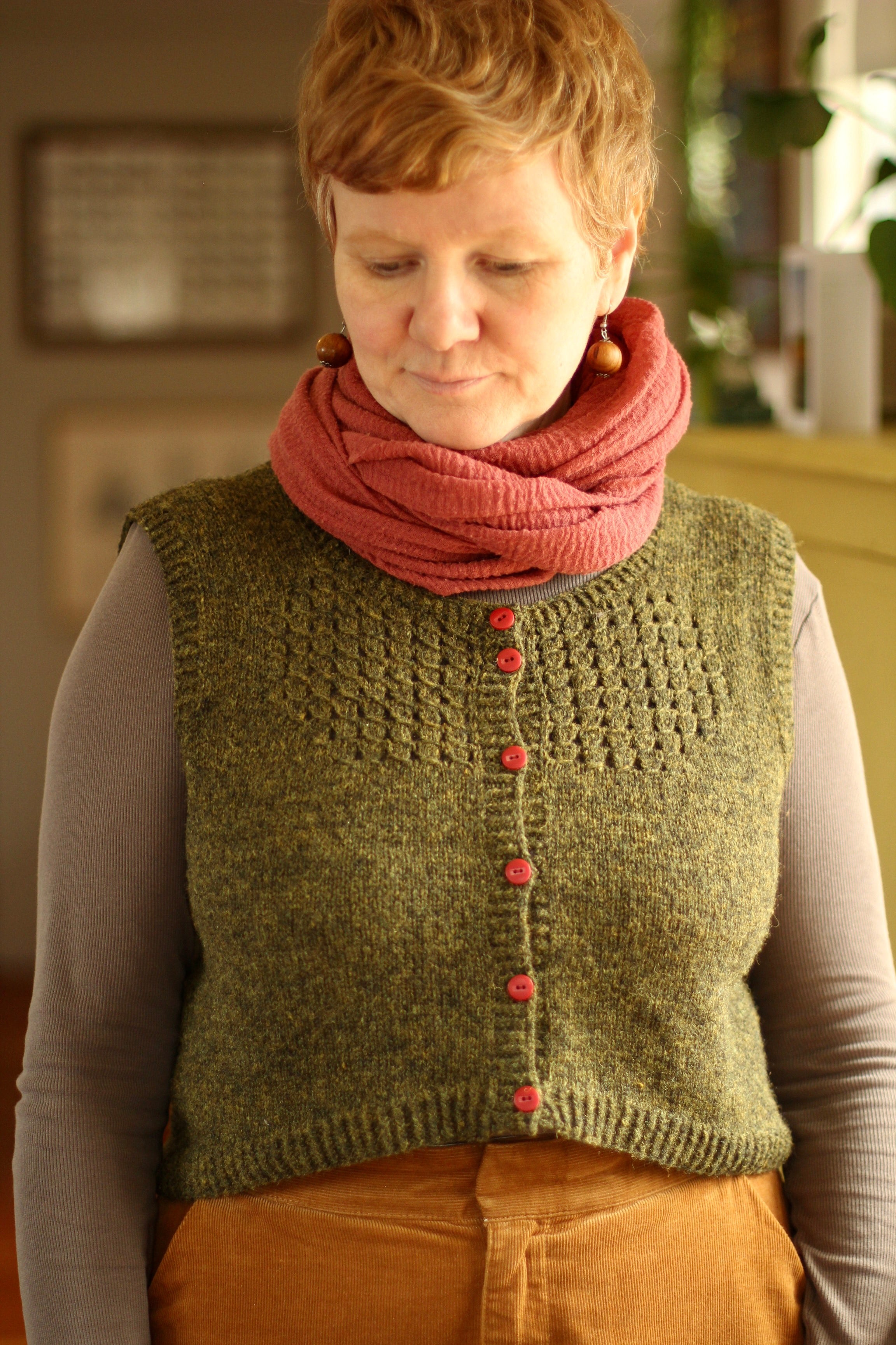 Audrey In Unst vest