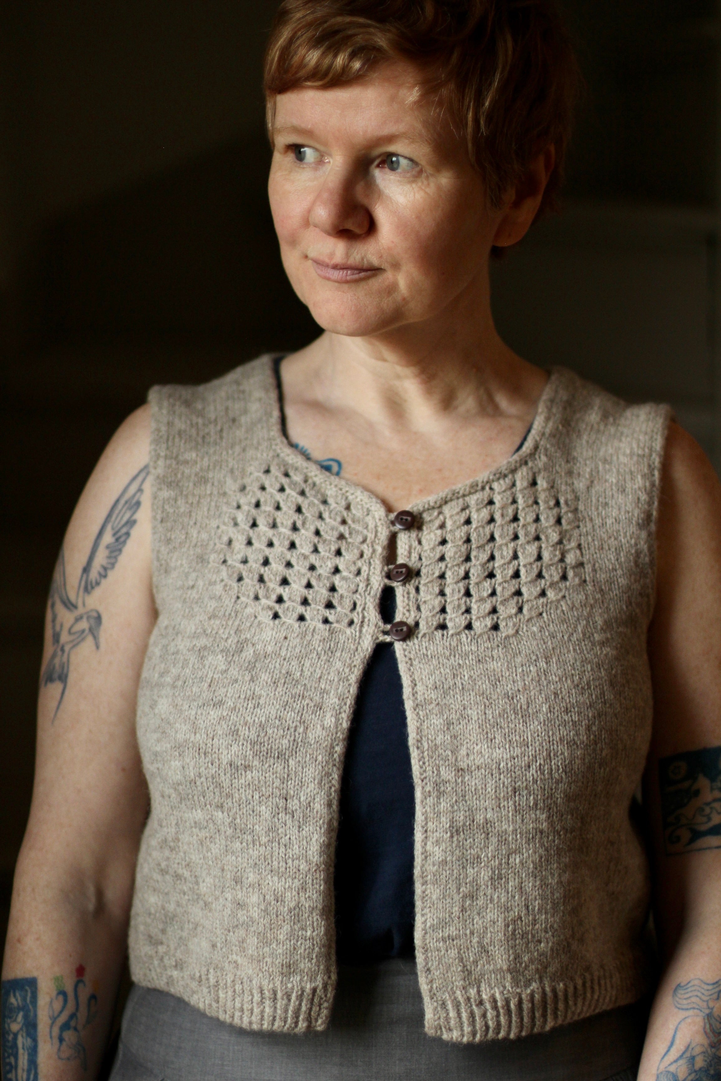 Audrey In Unst vest