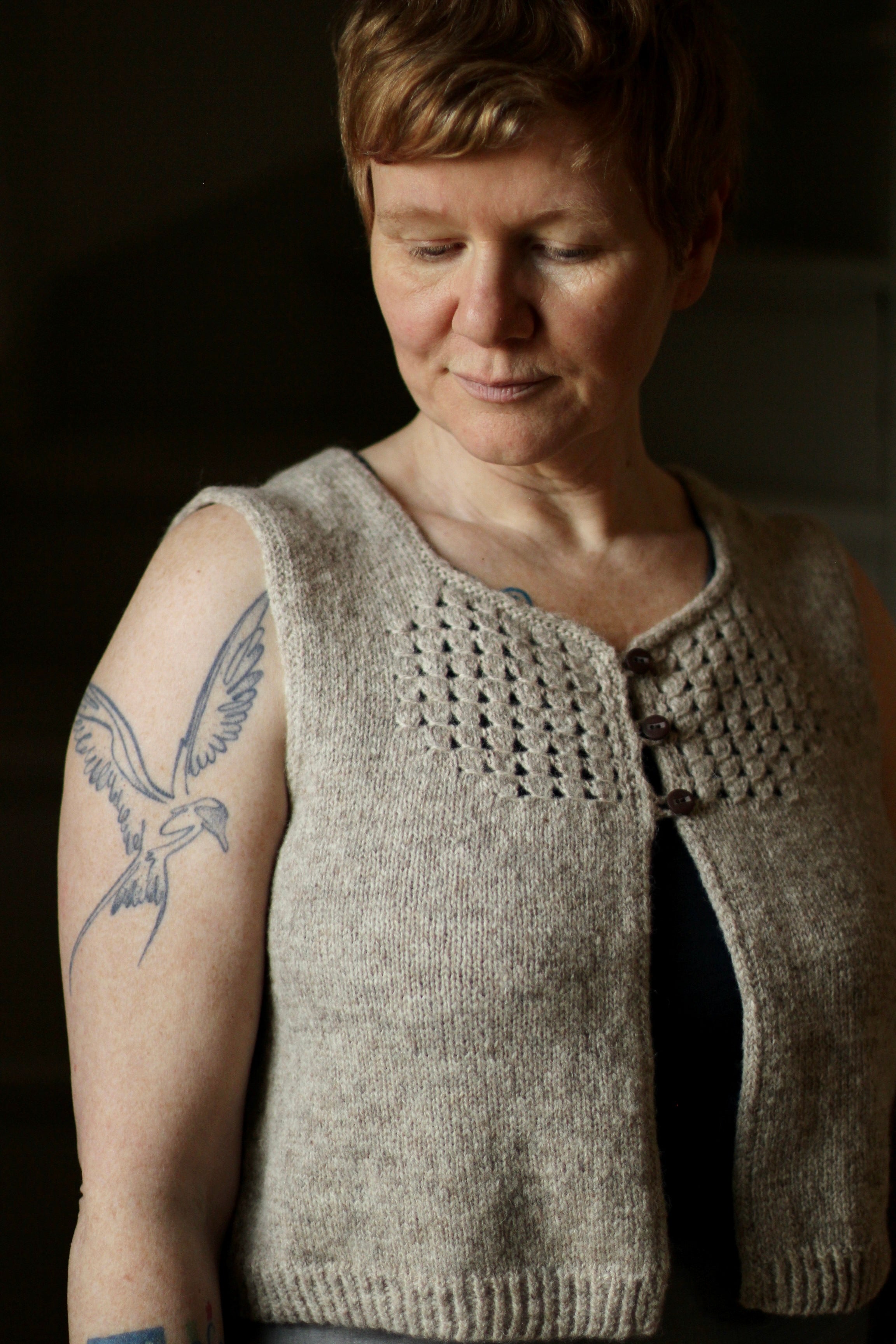 Audrey In Unst vest